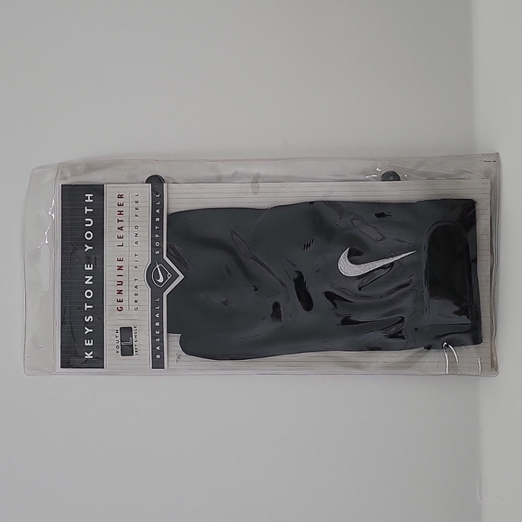 Keystone Youth Left Single Genuine Leather Baseball Softball Glove By Nike - Picture 3 of 10